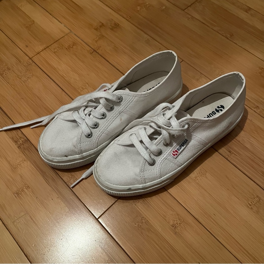 Superga Classic White Sneakers